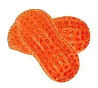 POPETPOP 2pcs Interactive Dog Chew Toys Peanut Simulation Plaything for Dogs Safe Material Bite-resistant Pet Training Toy for Indoor and Outdoor Fun