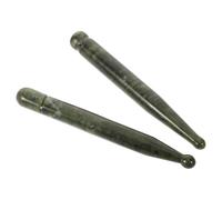 POPETPOP 2pcs Jade Massage Sticks for Face and Body, Facial Acupressure Tool with Targeted Stimulation and Hygienic Design, for Daily Skin Care and Home Self-Massage Routines