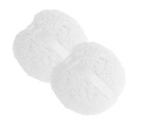 POPETPOP 2pcs Large Body Powder Puff Soft Plush Reusable Oversized Dusting Applicator for Full Body Shimmer Talcum Powder