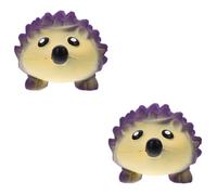 POPETPOP 2pcs Latex Squeaky Dog Toy for Dogs Soft Puppy Chew Toy Interactive Cartoon Safe and Pet Plaything for Teething and Anxiety Relief