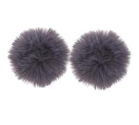 POPETPOP 2pcs Lavalier Microphone Wind Screen Covers Replacement Mic Mask Shields for Interview Recording Outdoor Use with Secure Fit and Breath Saliva Protection