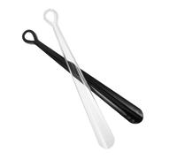 POPETPOP 2pcs Long Shoe Horn with Slip Handle Extended Shoe Lifter for Seniors and Pregnant Women Portable and Lightweight for Sneakers and Boots No Bend Convenience Tool