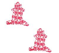 POPETPOP 2pcs Luxurious Four-legged Dog Winter Costume Christmas Deer Pet Clothes Sturdy and Comfortable for Special Occasions Red Size Xl