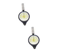 POPETPOP 2pcs Metal Map Measuring Tool Outdoor Scale Wheel Mini Digital Map Measurer for Hiking