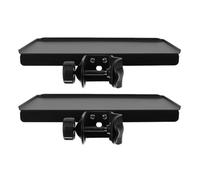 POPETPOP 2pcs Microphone Tray Stand for Podcast Travel Streaming Stable Steel Plate Tripod Structure Holder