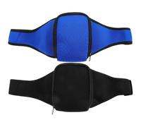 POPETPOP 2pcs Microphone Waist Pack Mic Waist Pocket Neoprene Adjustable Belt for Dancing and Sports, Exercise Instructor and Personal Trainer