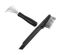 POPETPOP 2pcs Mini Cleansing Comb Grooves Cleaning Brush for Hair Brush Cleaning Tools for Home Salon Use Removes Dust and Debris Effectively