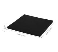POPETPOP 2pcs Motorcycle Seat Cushion Foam Pads for Riding Comfort, Universal Compatibility, Black Foam Material, for Sport Touring Motorcycles and Longdistance Rides