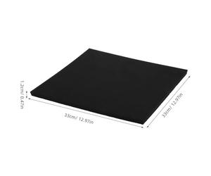 POPETPOP 2pcs Motorcycle Seat Cushion Foam Pads for Riding Comfort, Universal Compatibility, Black Foam Material, for Sport Touring Motorcycles and Longdistance Rides