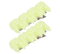 POPETPOP 2pcs Neon Green Tooth Fairy Hair Clips for Women Hair Claw Clips with Snug Fit Versatile Halloween Party Costume Accessories