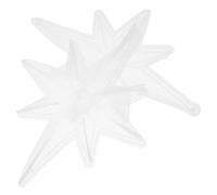 POPETPOP 2pcs Octagonal Star Silicone Molds for Christmas Tree Decoration and Door Pendant, Easy to Clean Non-Stick DIY Resin Casting Moulds for Holiday Crafts