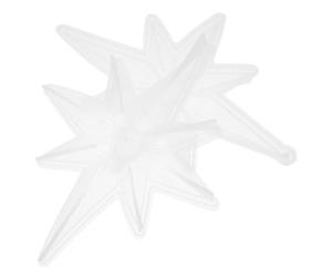 POPETPOP 2pcs Octagonal Star Silicone Molds for Christmas Tree Decoration and Door Pendant, Easy to Clean Non-Stick DIY Resin Casting Moulds for Holiday Crafts