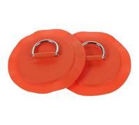 POPETPOP 2pcs Paddle Board D Ring Patch for Inflatable Boat and Boards, Stainless Steel and Pvc Buckle with Marine Corrosion Resistance, Universal Water Sports Fit for Water Adventure