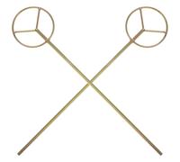 POPETPOP 2pcs Paint Mixer Drill Bit Mud Mixer Steel Stirring Rod Khaki Reusable for Grouting and Mud Home Renovation Construction Projects