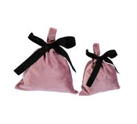 POPETPOP 2pcs Pink Portable Makeup Pouch Set with Drawstring Design, Polyester Cosmetic Bags for Cosmetics and Eye Shadow, Opaque Privacy Protection, for Gym and Vacation Use