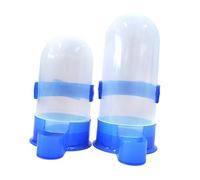 POPETPOP 2pcs Plastic Automatic Bird Water Feeder Bowls for Cage Use, Easy to Clean and Labour Saving, Suitable for Canaries and Small Birds Random Color
