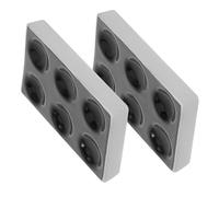 POPETPOP 2Pcs Porcelain Ceramic Spot Plates for Chemical Testing Reaction Plate for Laboratory Experiments Sl esign Easy to Clean Versatile Configuration