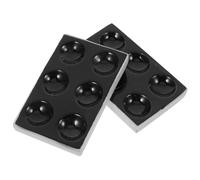 POPETPOP 2pcs Porcelain Ceramic Spot Plates for Laboratory Chemical Reactions 6 Holes, Smooth Surface and Versatile Design for Analyses and Science Experiments