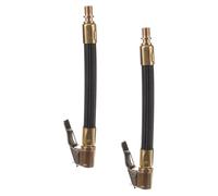 POPETPOP 2pcs Pump Inflator Extension Hose for Car Tire with Copper Material and Quick Fastener Design, Sturdy High-Pressure Tube Suitable on The Road Car Maintenance