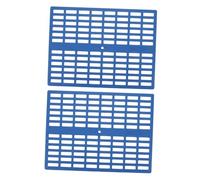POPETPOP 2pcs Rabbit Floor Mat for Cats and Rabbits Plastic Cage Resting Mats Blue Non-slip Pads and Are Not Easy to Wear Suitable for Cage and Kitchen Floor