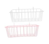 POPETPOP 2pcs Rabbit Hay Feeder Hollow Cast Iron Basket for Cages Sturdy Bunny Hay Rack Easy Access for Feeding Suitable for Small Pets