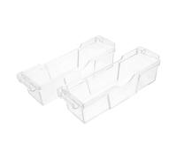 POPETPOP 2pcs Range Hood Oil Drip Pan Plastic Oil Catch Tray Thickened Grease Tray for Cooker Hood with Large Capacity