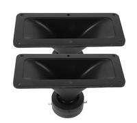 POPETPOP 2pcs Rectangular Horn Tweeters for Loudspeaker Stage Audio, Piezoelectric Ceramic Speaker Accessories for Dj and Event Sound Systems