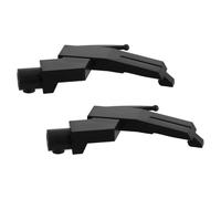 POPETPOP 2Pcs Red Plastic Pickup Cartridge Support Bracket Stylus Mount Adapter Needle Guard for Phonograph Parts and Vinyl Record Player