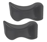 POPETPOP 2pcs Refrigerator Door Handles for Commercial and Home Freezers Universal Plastic Cooler Pulls with 3 Mounting Holes Replacement Display Cabinet and Fridge Handles