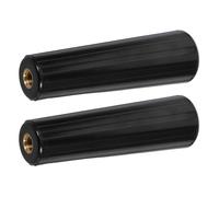 POPETPOP 2pcs Replacement Barbecue Fork Handles with M8 Thread Design, Insulated Bakelite and Copper Material, Ergonomic Grip for Rotisserie Rods, for Barbecue and Grilling Accessories