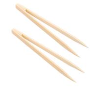 POPETPOP 2pcs Reptile Food Tweezers for Tortoise Lizards Snakes Bamboo Reptile Feeding Clip Pet Accessory Long Tweezers Accessories