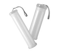 POPETPOP 2Pcs Retractable Pencil Holder Set, Lightweight Plastic Pen and Makeup Brush Storage Case, Portable Telescopic Stationery Organizer for Students and Artists