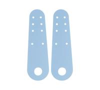 POPETPOP 2pcs Roller Skate Blue Pu Leather Breathable Collision Protection Covers for Skating Shoes Young Skaters with Precisely Tailored Shape