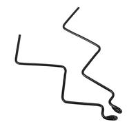 POPETPOP 2pcs Scooter Rain Shield Mount Brackets, Steel Wire Canopy Frame Ribs for Electric Scooter and Moped, Universal Windshield Support with Anti-slip Handlebar Clamp for Outdoor Riding