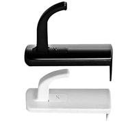 POPETPOP 2pcs Self-Adhesive Headphone Stand Holder Hooks with Plastic Material, Headset Hanger Rack for Home and School Use, Space-Saving Design Prevents Other Damages