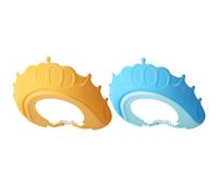 POPETPOP 2pcs Shower Hat Adjustable Bath Visor Caps for Reusable Pp Material Prevents Shampoo and Water from Entering Eyes and Ears, for Bath and Hair Washing