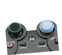 POPETPOP 2PCS Silicone Analog Stick Covers Slip Thumb Grips for One X S Game Controllers Black Red Protects Against Wear Dirt and Scratches
