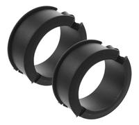 POPETPOP 2pcs Silicone Handlebar Bracket Washers Bike Gaskets Small Flexible Bike Installation Pads for 31.8mm to 25.4mm and 31.8mm to 22.2mm Handlebars, Cycling Accessories for Secure