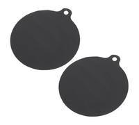 POPETPOP 2pcs Silicone Induction Cooker Mat Non-slip Heat Resistant Cooking Pad Reusable Protective Silicone Countertop Mat for Microwave Turntables and Pans