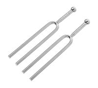 POPETPOP 2pcs Silver 440hz A Tone Tuning Forks for Guitar and Violin Musical Accessories Standard Instrument Tune Forks for Acoustic and Classical Guitar Use