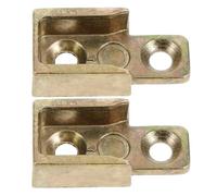 POPETPOP 2pcs Sliding Window Lock Point Zinc Alloy with Polished Finish Easy Installation and Enhanced Sealing Exterior Window Latch Catch for Home Security