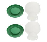 POPETPOP 2pcs Small Automatic Bird Water Feeder Parakeet Plastic Water Dispenser for Cage Parrot Drinking Supplies Pet Accessories