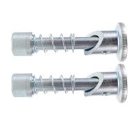 POPETPOP 2pcs Spring-loaded Forklift Locating Pin with Large Metal Base for 2-3t Old Style Forklifts, Enhanced Safety and Accurate Positioning, for Warehouse and Storage Operations
