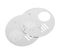 POPETPOP 2pcs Stainless Steel Circular Hive Entrance Disc Gates for Beehive with Singlehanded Operation, Fits Mainstream Hive Models, for Beekeeping Operations and Field Use