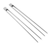 POPETPOP 2pcs Stainless Steel Ear Cleaning Tuning Forks for Precise Ear Canal Care, Single-Handed Operation with Vibration Massager Function, for Spa Supplies and Hearing Test Use
