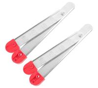 POPETPOP 2pcs Step Ladder Hinge Replacement Parts Made of Aluminium Alloy with High Strength and Easy to Install for Carpentry Jobs and Home DIY Projects