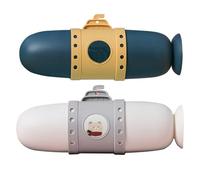 POPETPOP 2pcs Submarine Shape Toothbrush Case Travel Toothbrush Storage Box Portable and Lightweight Pp Material Well Organised Tooth Brush Container for Travel Trips