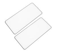 POPETPOP 2Pcs Tempered Glass Screen Protectors for Lightweight Durable Easy Installation Against Scratches Damage