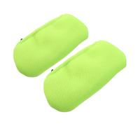POPETPOP 2pcs Thickened Crutch Underarm Pads with Green Breathable Mesh Cover Padded Walking Cane Handle Cushions for Adult Crutches Soft Sponge Armrest Protection for Mobility Aids