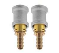 POPETPOP 2pcs Tire Inflator Nozzle Adapter with Self-Locking Mechanism and Quick Connect Fitting, Alloy Material, 1/4 Inch Internal Thread, Compatible with Truck Wheels for Outdoor